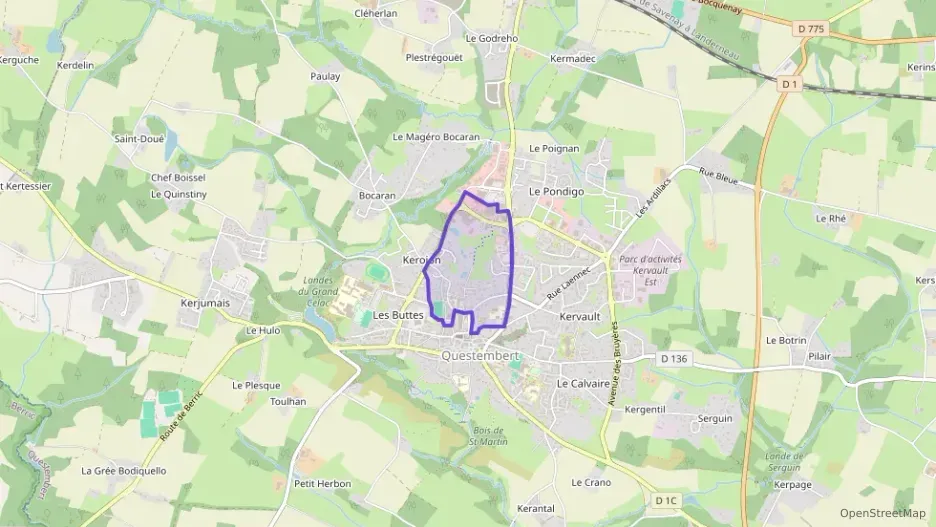 Maison 75 m² quatre pièces à vendre à Questembert