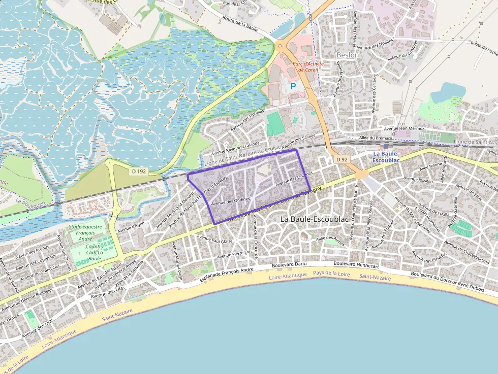 Maison 82 m² quatre pièces à vendre à La Baule-Escoublac