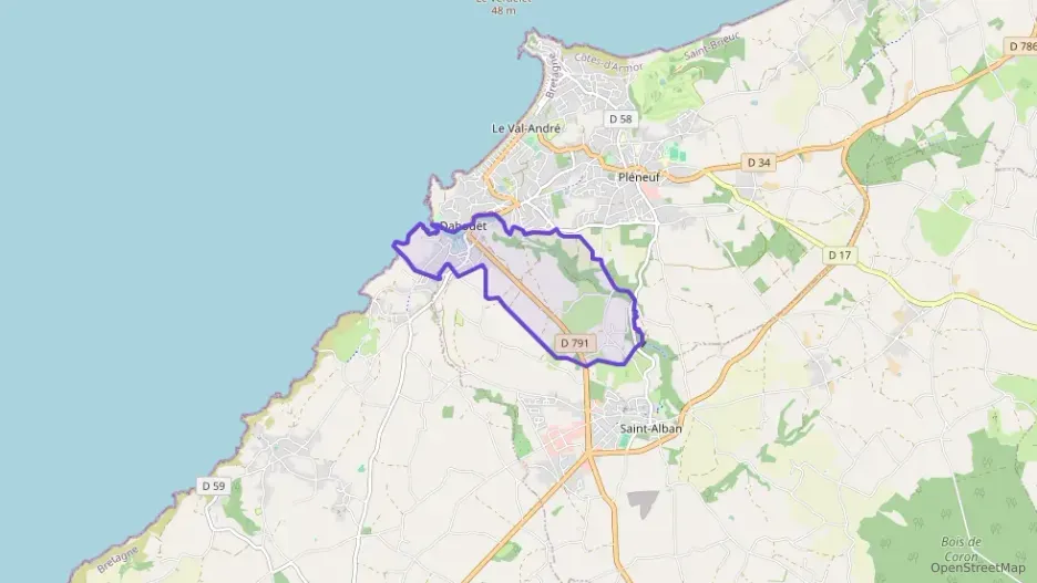 Maison 75 m² cinq pièces à vendre à Pléneuf-Val-André Maison 75 m² cinq pièces à vendre à Pléneuf-Val-André