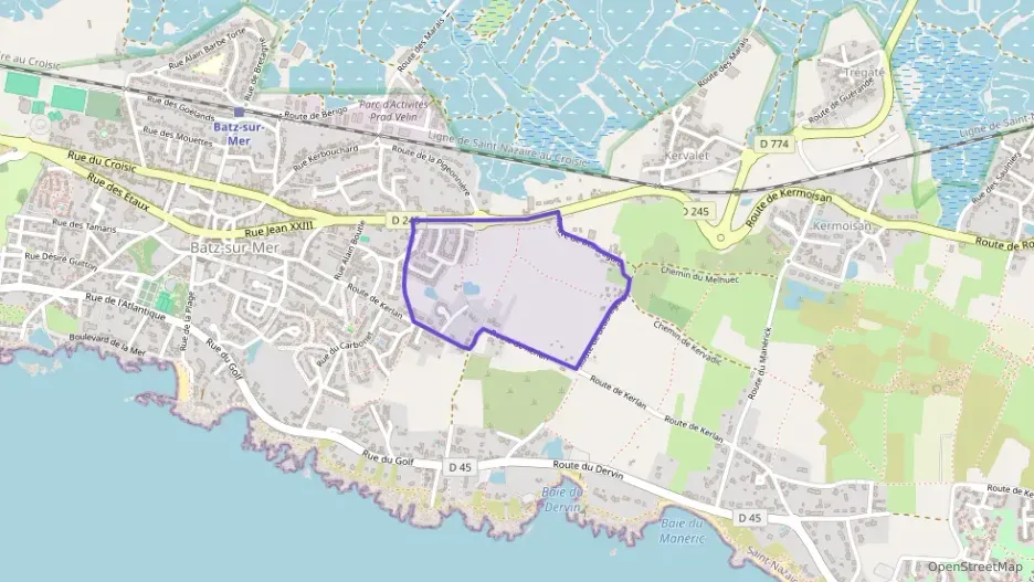 Maison 78 m² quatre pièces à vendre à Batz-sur-Mer Maison 78 m² quatre pièces à vendre à Batz-sur-Mer