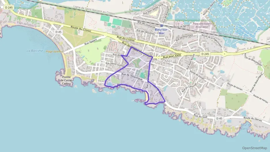 Maison 80 m² quatre pièces à vendre à Batz-sur-Mer