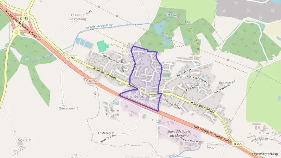 Maison 113 m² cinq pièces à vendre à La Trinité-Surzur