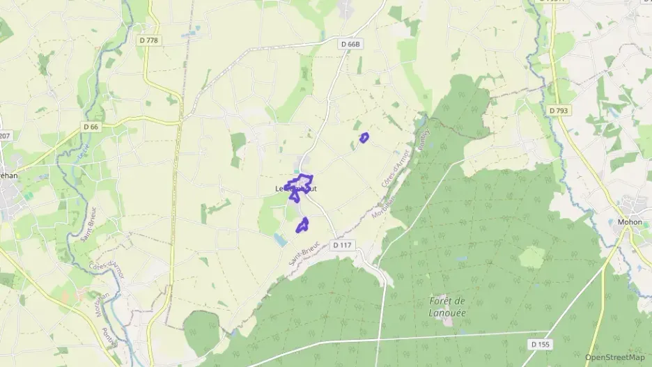 Maison 74 m² trois pièces à vendre à Le Cambout