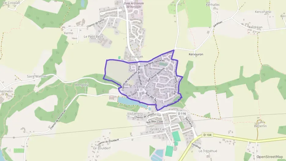 Maison 105 m² cinq pièces à vendre à Treffléan Maison 105 m² cinq pièces à vendre à Treffléan