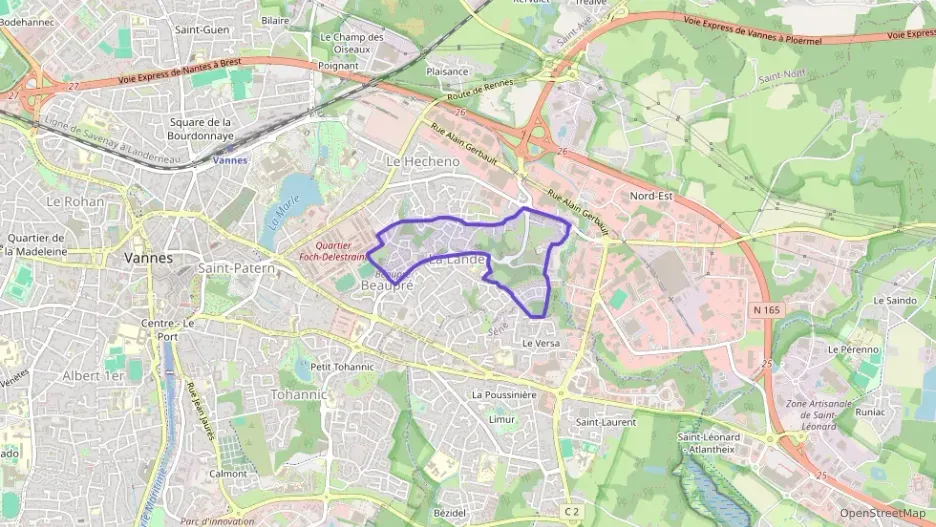 Maison 87 m² quatre pièces à vendre à Vannes