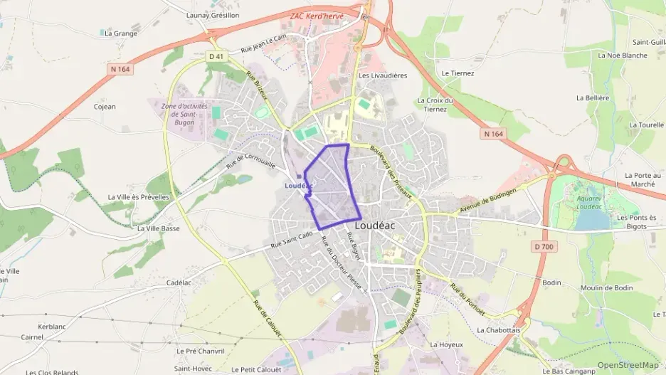 Maison 92 m² quatre pièces à vendre à Loudéac