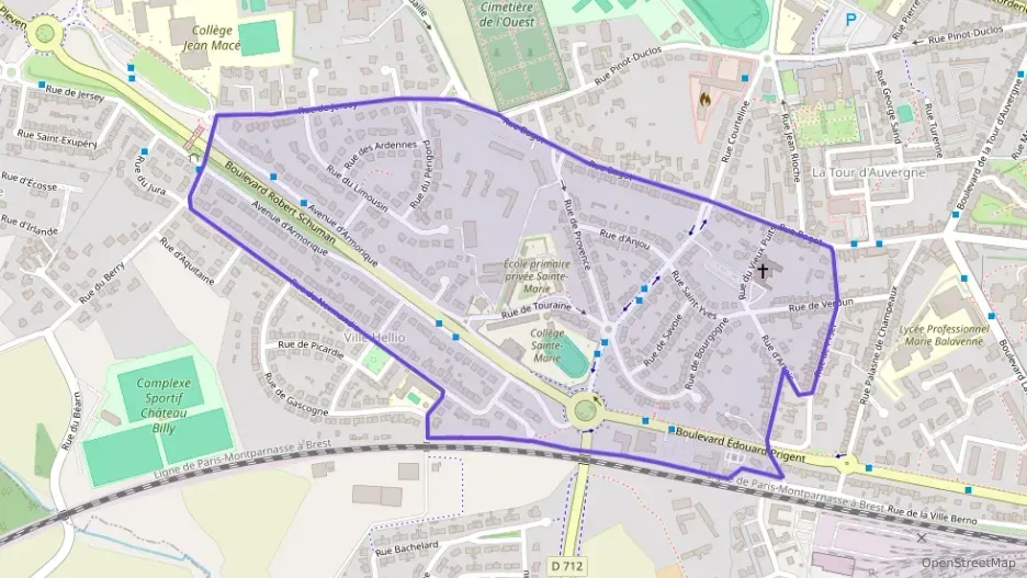 Maison 71 m² cinq pièces à vendre à Saint-Brieuc Maison 71 m² cinq pièces à vendre à Saint-Brieuc