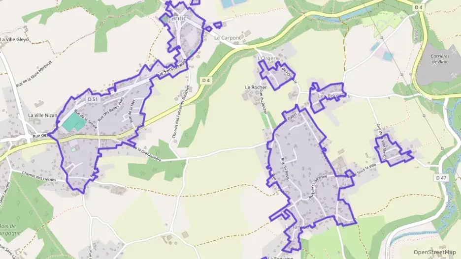 Maison 92 m² six pièces à vendre à Lantic Maison 92 m² six pièces à vendre à Lantic