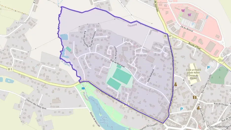 Maison 94 m² cinq pièces à vendre à Locminé Maison 94 m² cinq pièces à vendre à Locminé