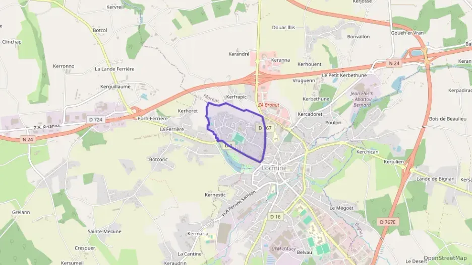 Maison 94 m² cinq pièces à vendre à Locminé Maison 94 m² cinq pièces à vendre à Locminé