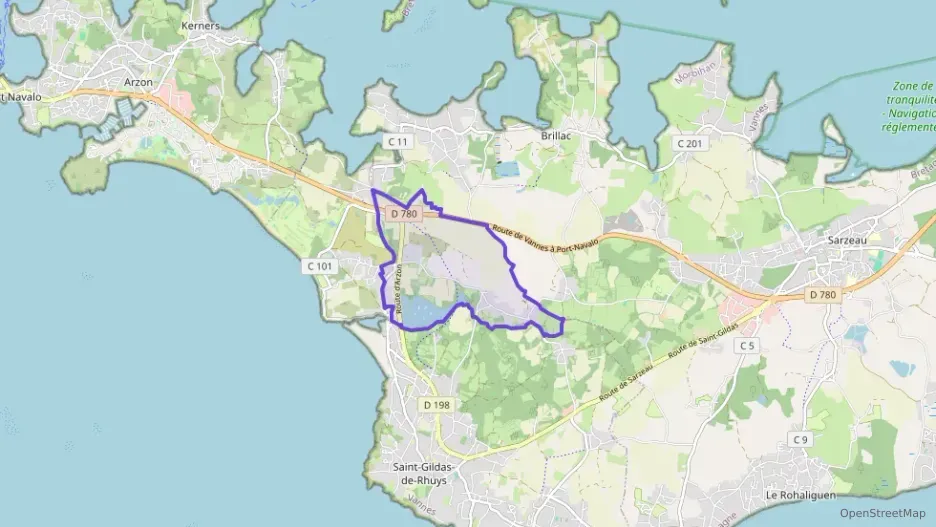 Maison 80 m² quatre pièces à vendre à Saint-Gildas-de-Rhuys