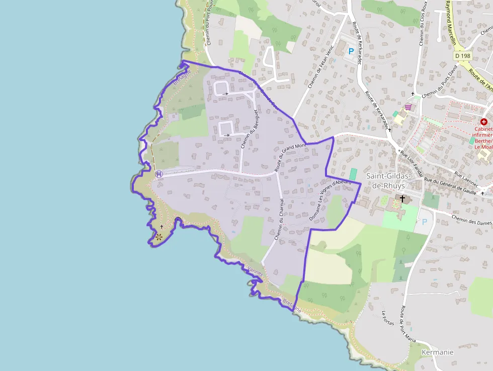 Maison 55 m² trois pièces à vendre à Saint-Gildas-de-Rhuys