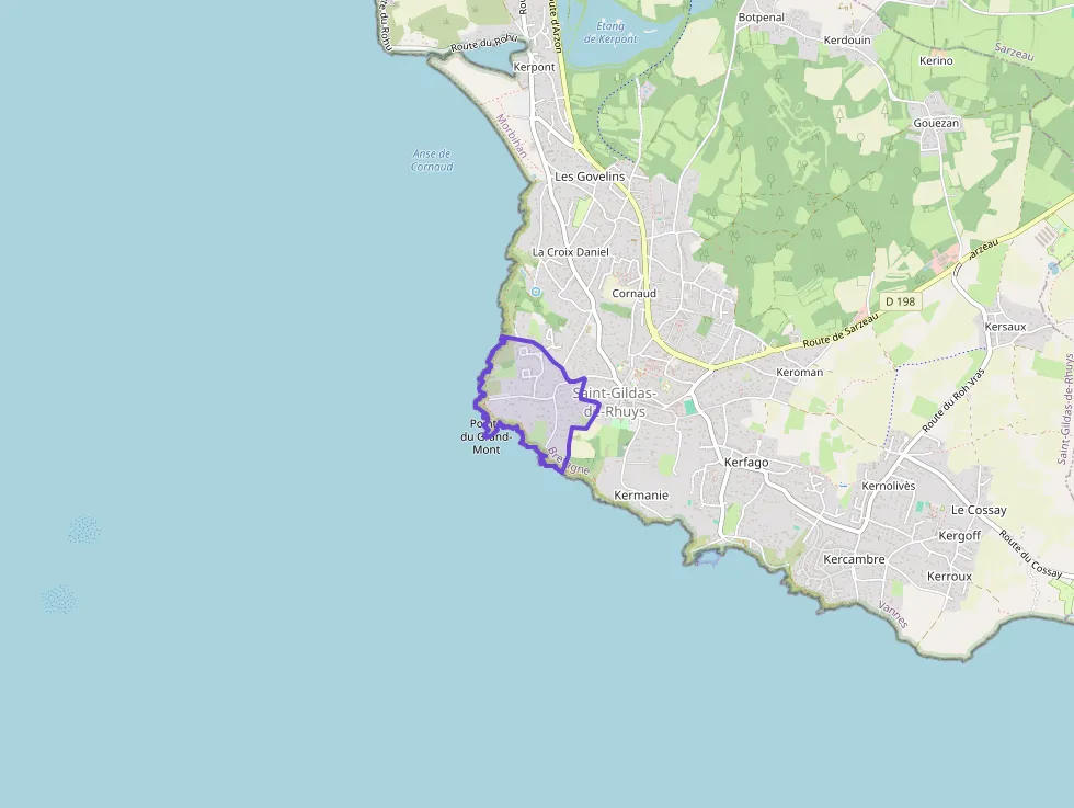 Maison 55 m² trois pièces à vendre à Saint-Gildas-de-Rhuys