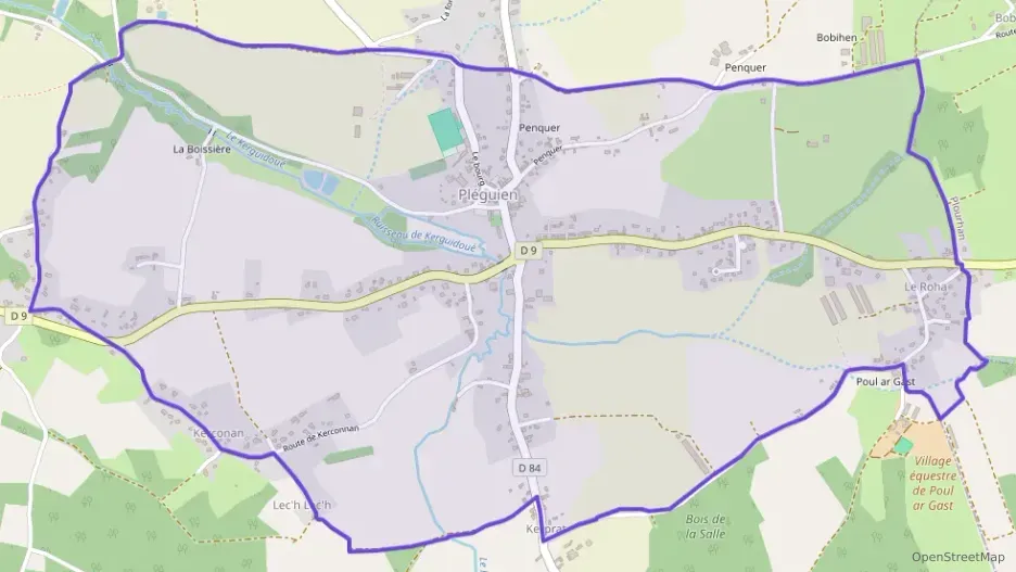 Maison 84 m² quatre pièces à vendre à Pléguien Maison 84 m² quatre pièces à vendre à Pléguien