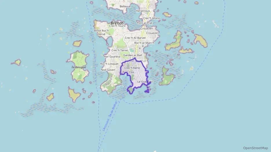 Maison 70 m² trois pièces à vendre à Île-de-Bréhat