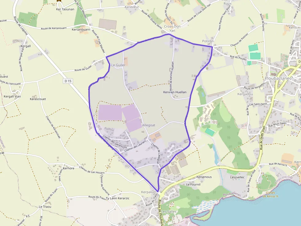 Maison 66 m² quatre pièces à vendre à Ploubazlanec Maison 66 m² quatre pièces à vendre à Ploubazlanec