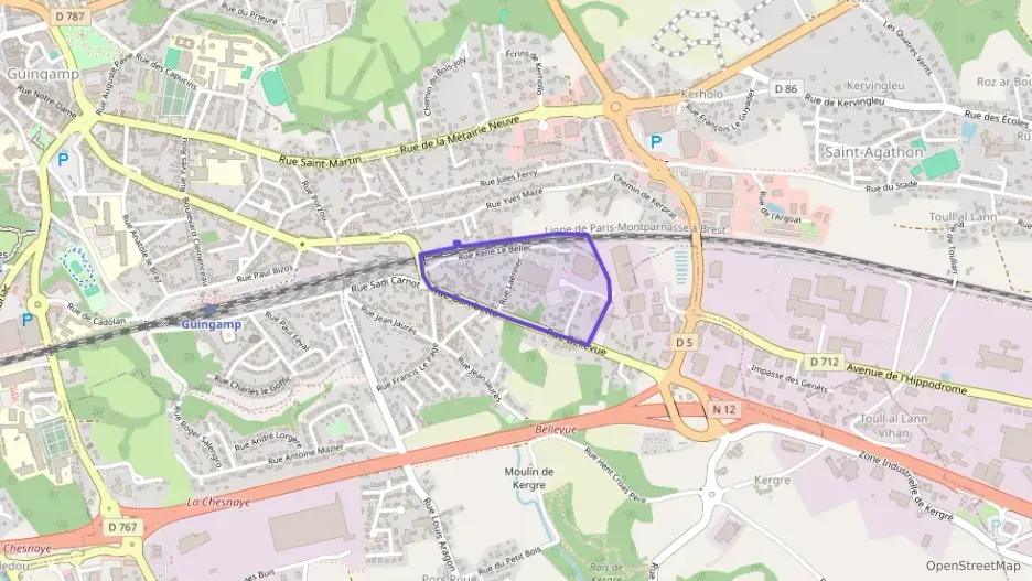 Maison 100 m² quatre pièces à vendre à Ploumagoar