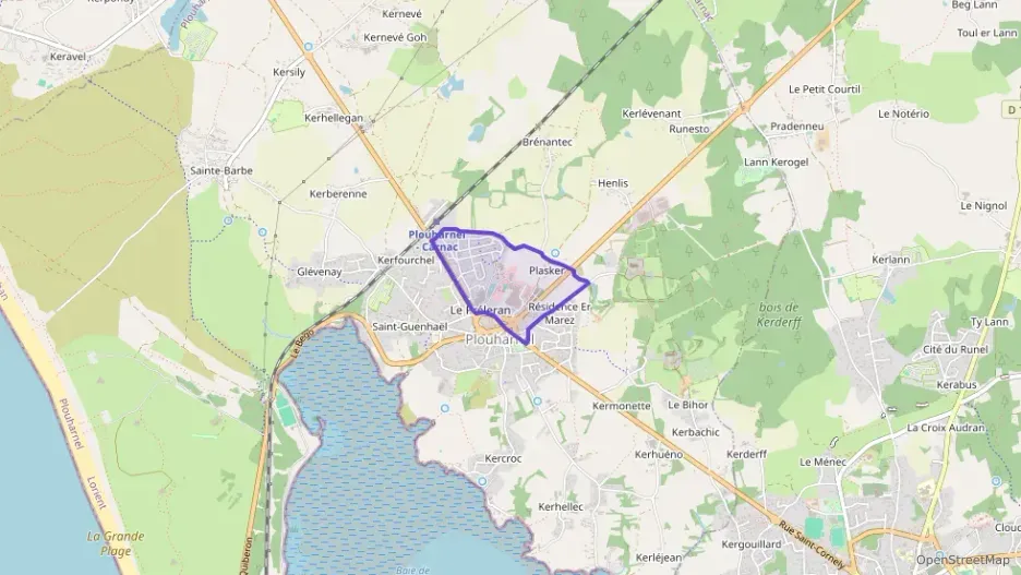 Maison 100 m² cinq pièces à vendre à Plouharnel Maison 100 m² cinq pièces à vendre à Plouharnel