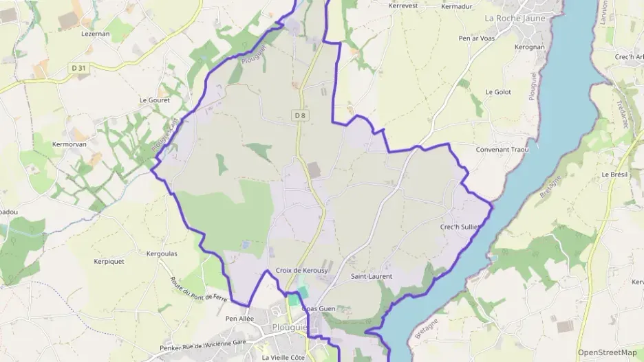 Maison 107 m² cinq pièces à vendre à Plouguiel Maison 107 m² cinq pièces à vendre à Plouguiel