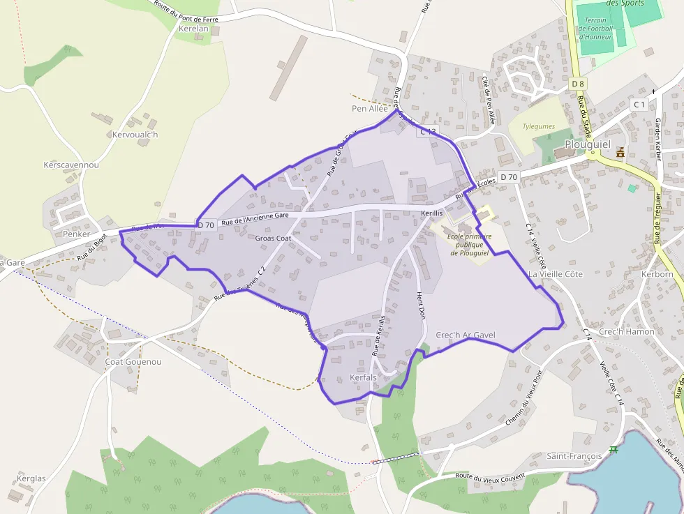 Maison 45 m² deux pieces à vendre à Plouguiel