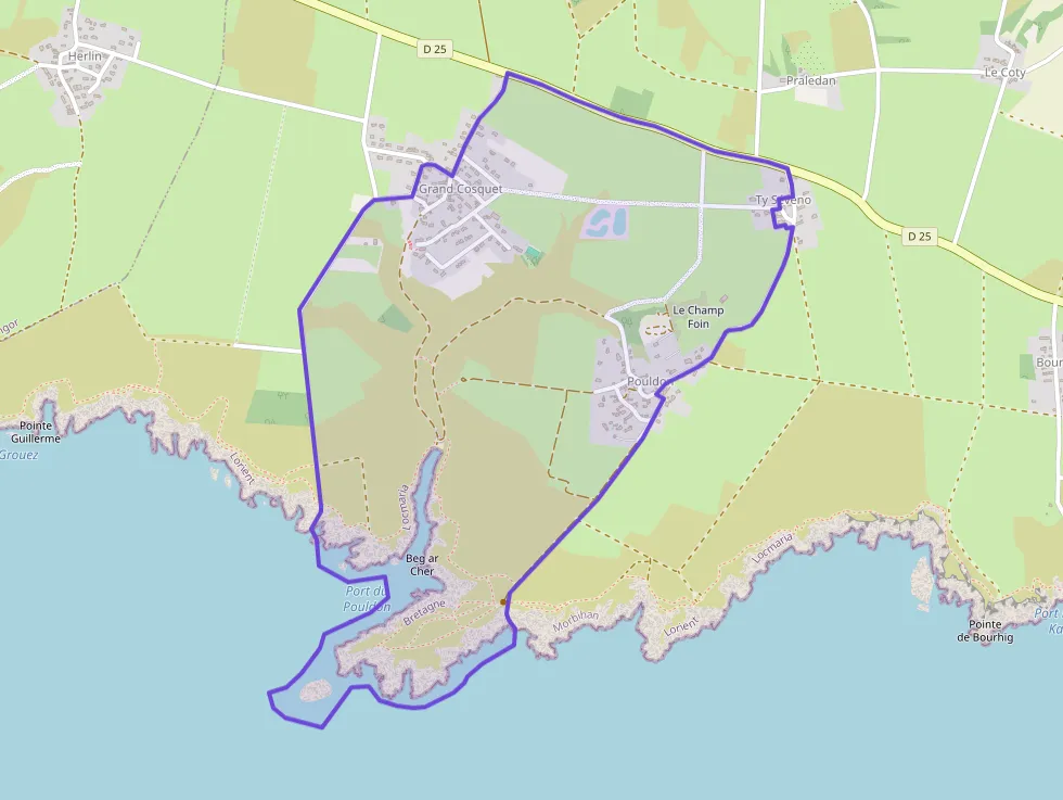 Maison 90 m² quatre pièces à vendre à Locmaria