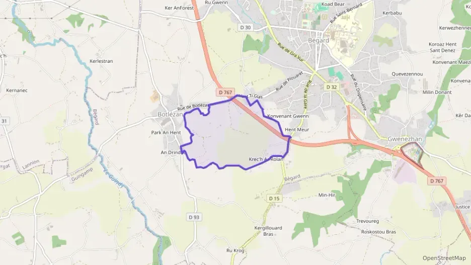 Maison 99 m² cinq pièces à vendre à Bégard