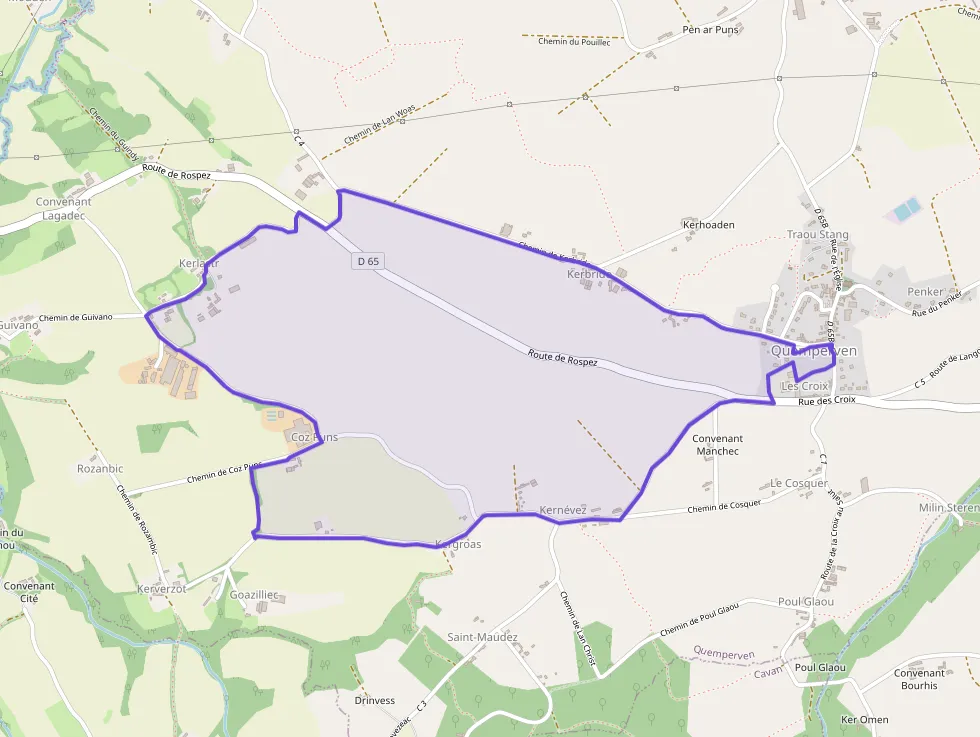 Maison 74 m² deux pieces à vendre à Quemperven