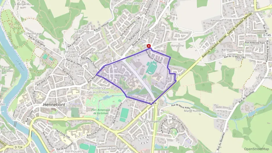 Maison 76 m² quatre pièces à vendre à Hennebont