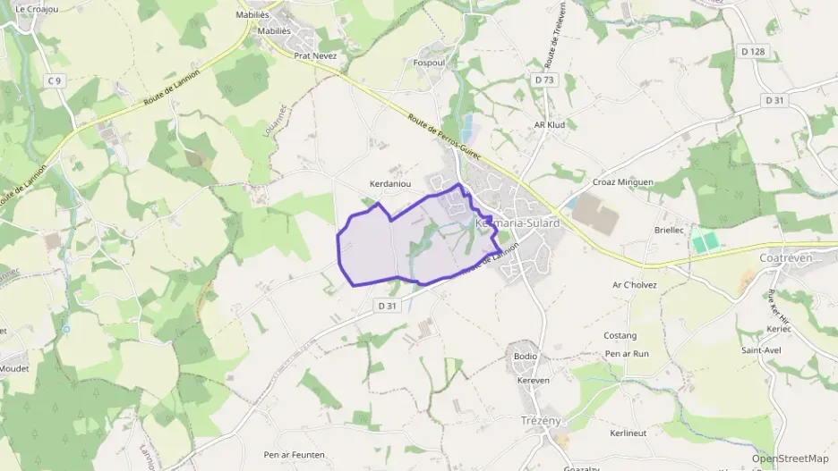 Maison 156 m² sept pièces à vendre à Kermaria-Sulard Maison 156 m² sept pièces à vendre à Kermaria-Sulard