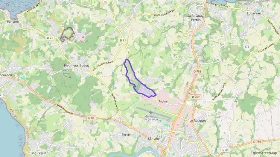 Maison 92 m² quatre pièces à vendre à Lannion