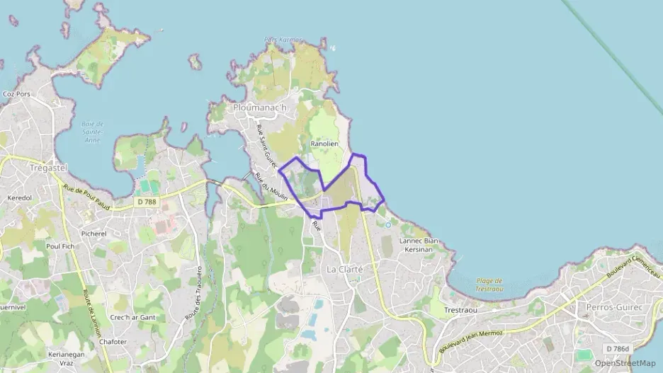 Maison 91 m² quatre pièces à vendre à Perros-Guirec