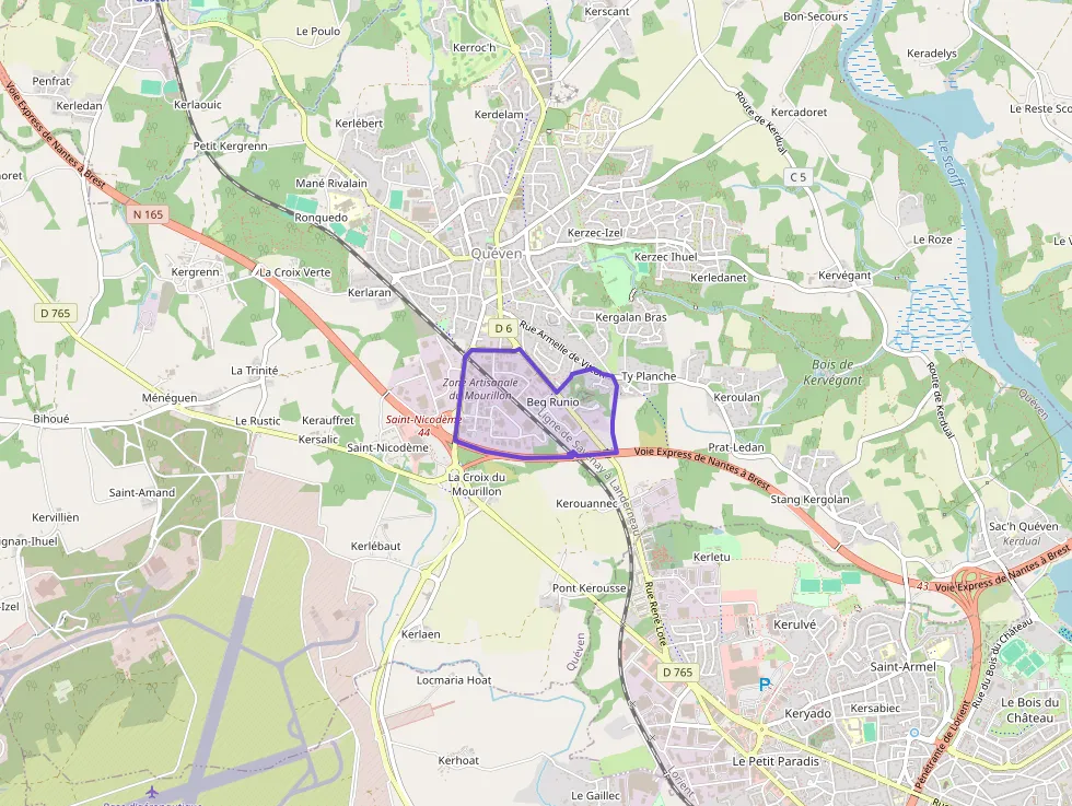 Maison 79 m² quatre pièces à vendre à Quéven