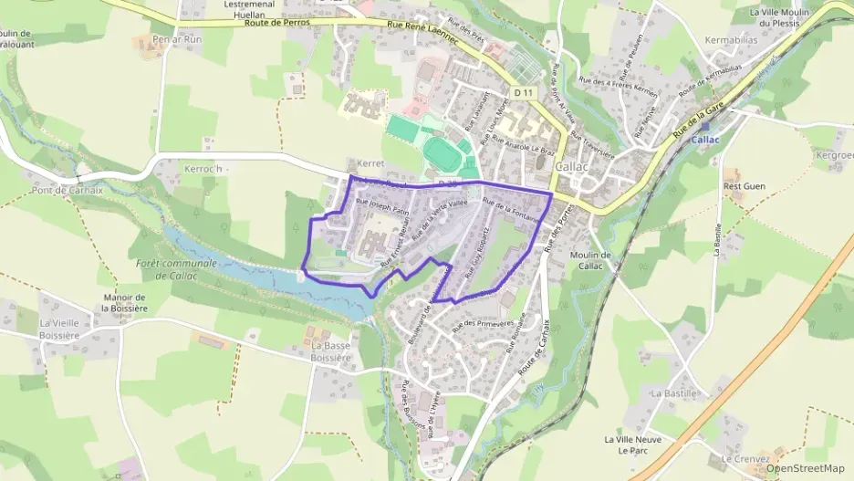 Maison 88 m² quatre pièces à vendre à Callac