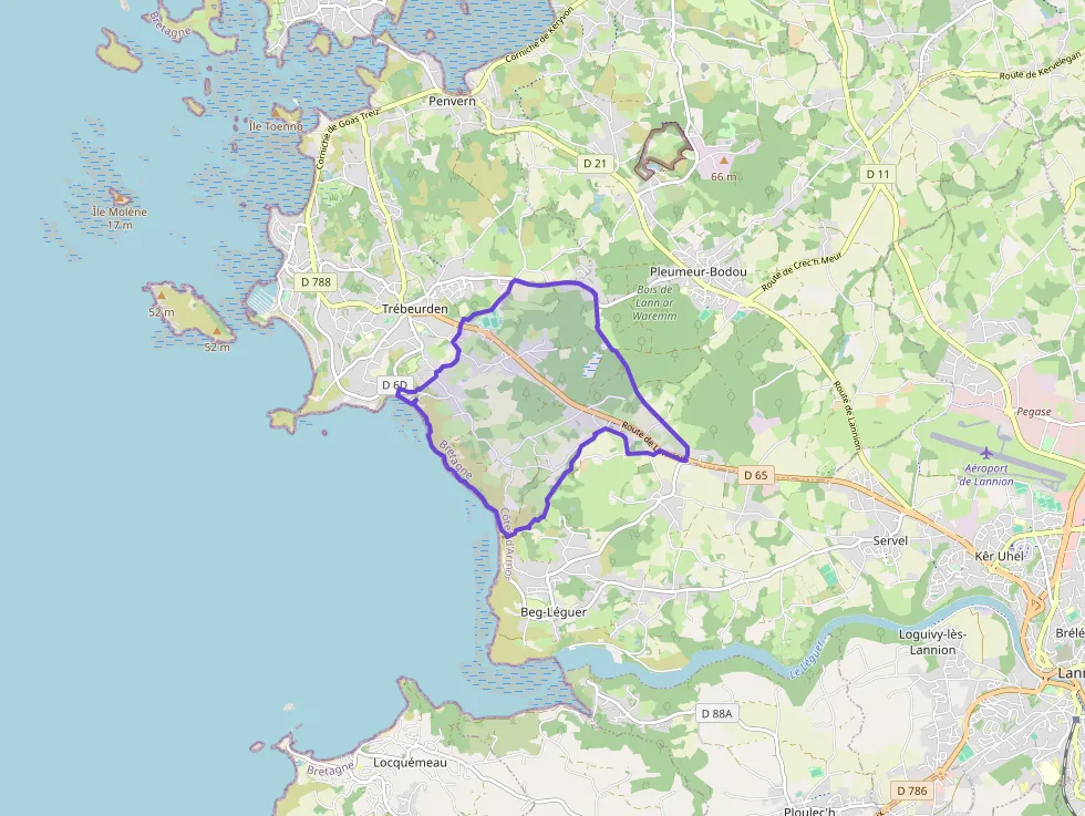 Maison 78 m² trois pièces à vendre à Trébeurden