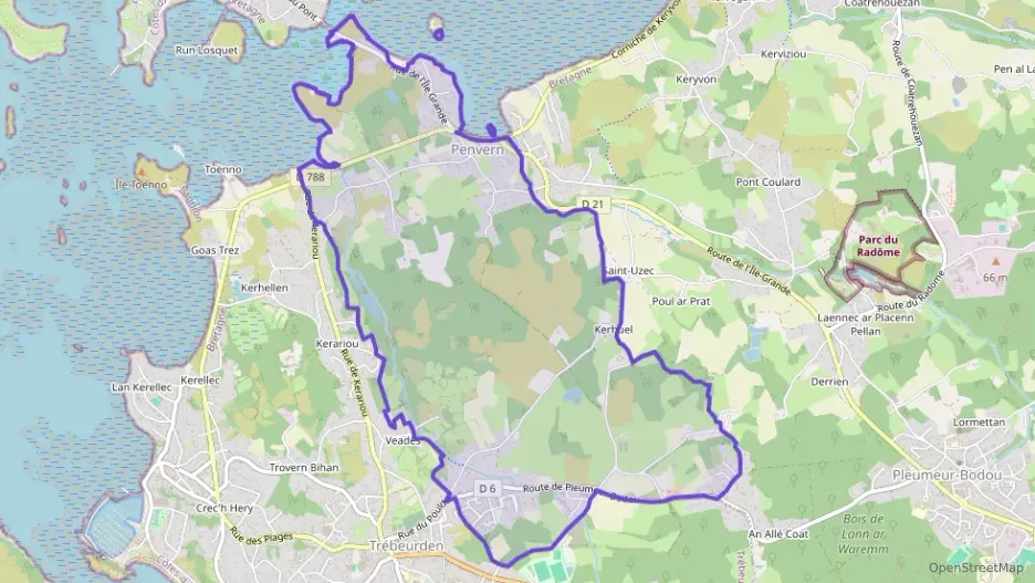 Maison 139 m² quatre pièces à vendre à Trébeurden