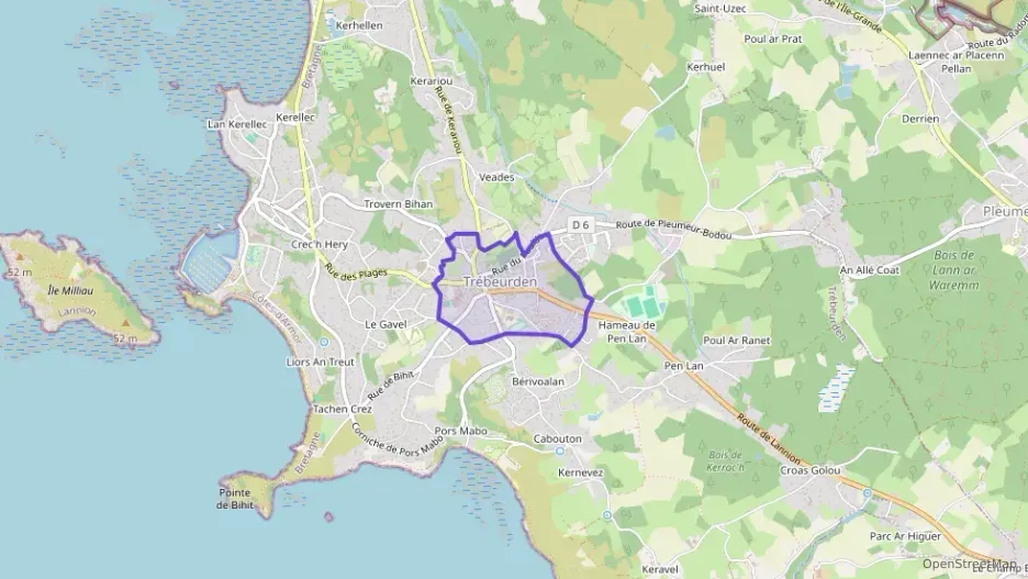 Maison 60 m² trois pièces à vendre à Trébeurden