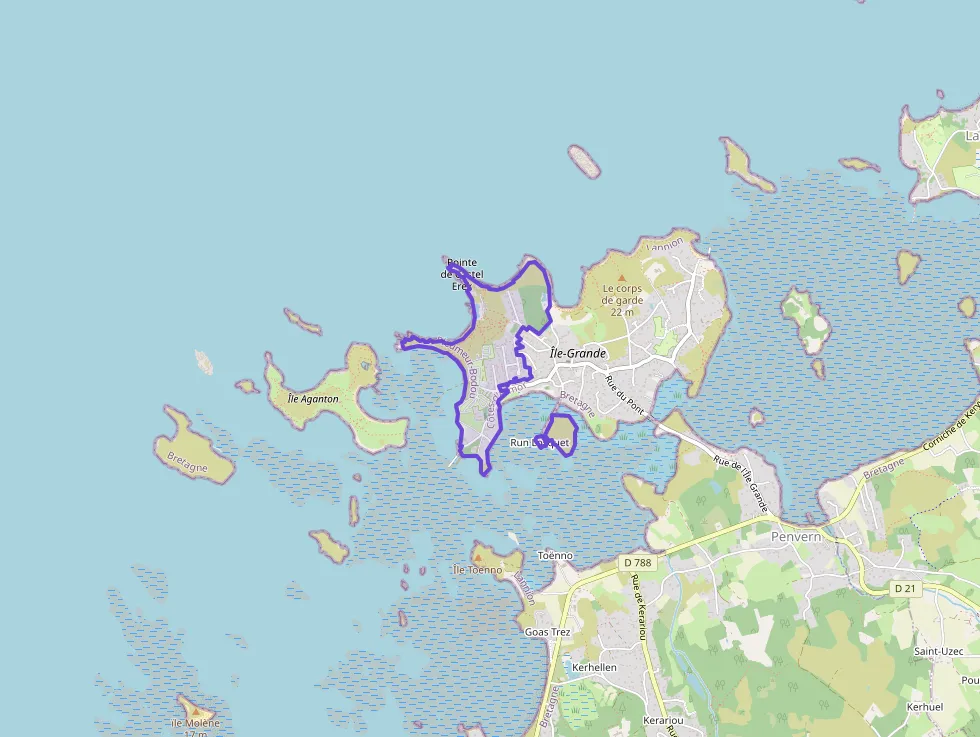 Maison 60 m² trois pièces à vendre à Pleumeur-Bodou