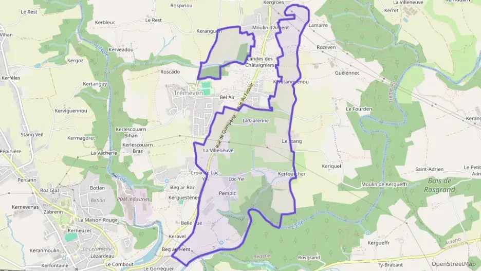 Maison 88 m² cinq pièces à vendre à Tréméven Maison 88 m² cinq pièces à vendre à Tréméven