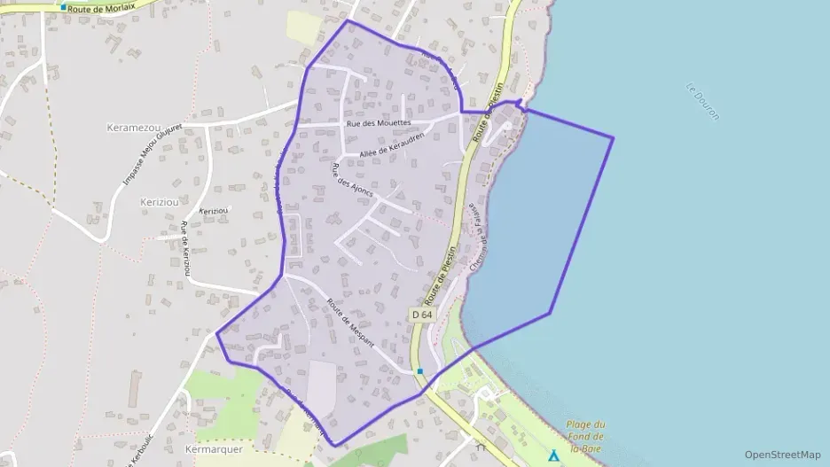 Maison 86 m² trois pièces à vendre à Locquirec