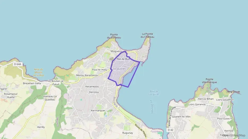 Maison 42 m² deux pieces à vendre à Locquirec Maison 42 m² deux pieces à vendre à Locquirec