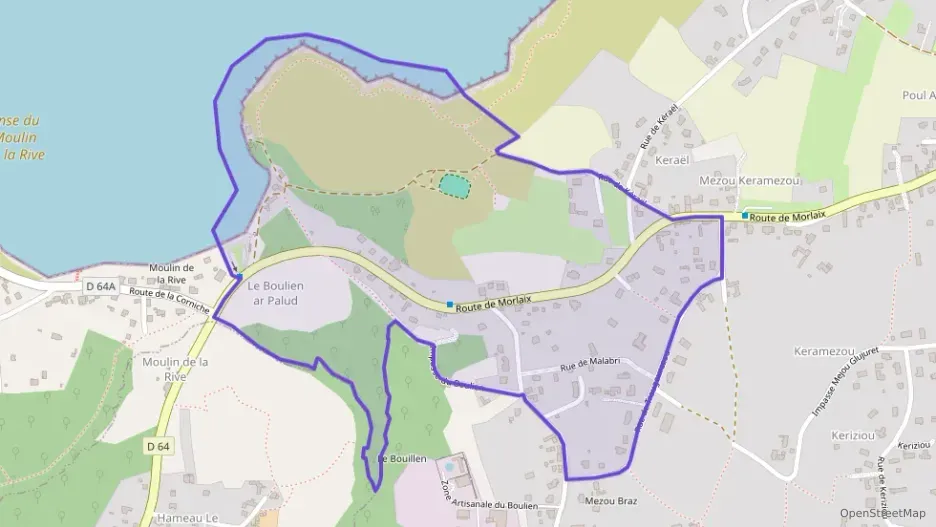 Maison 70 m² quatre pièces à vendre à Locquirec