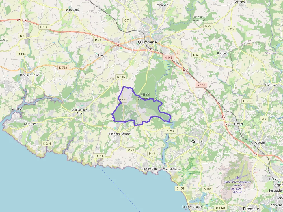 Maison 133 m² quatre pièces à vendre à Clohars-Carnoët