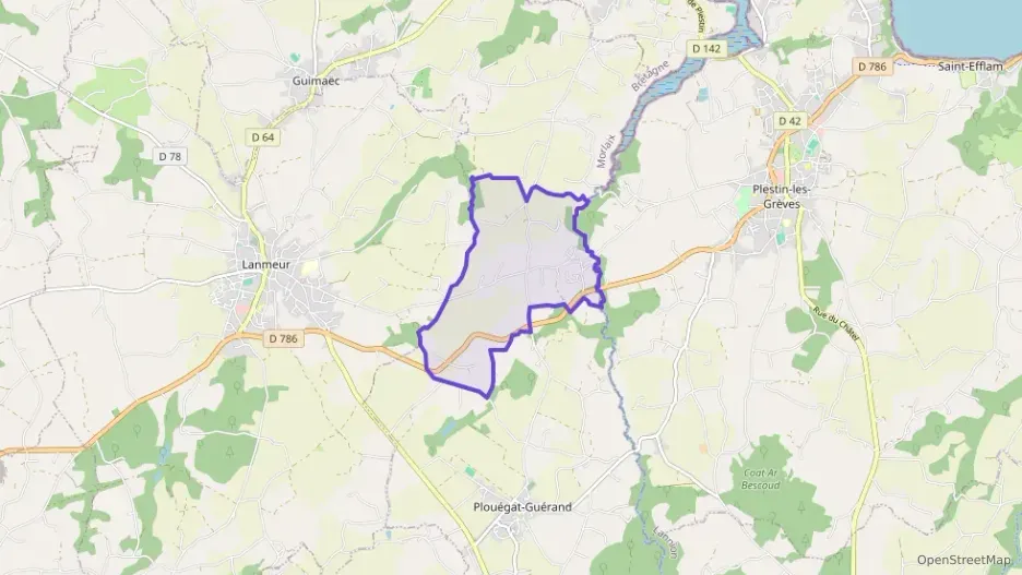 Maison 70 m² trois pièces à vendre à Plouégat-Guérand Maison 70 m² trois pièces à vendre à Plouégat-Guérand