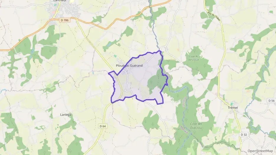 Maison 80 m² trois pièces à vendre à Plouégat-Guérand Maison 80 m² trois pièces à vendre à Plouégat-Guérand