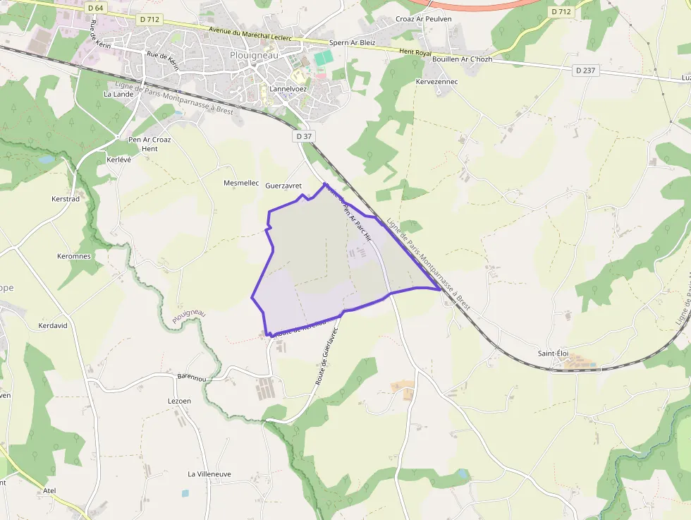 Maison 101 m² quatre pièces à vendre à Plouigneau