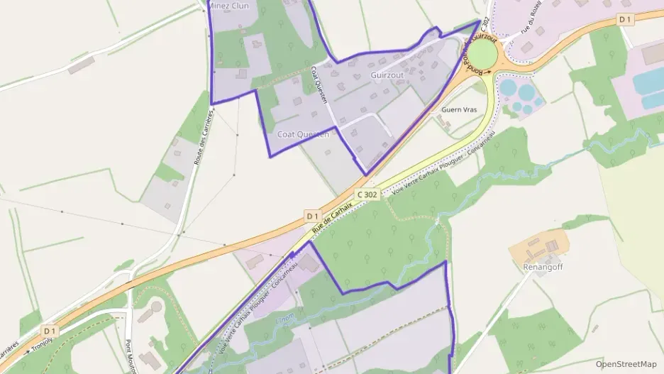 Maison 111 m² quatre pièces à vendre à Gourin