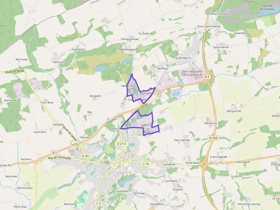 Maison 111 m² quatre pièces à vendre à Gourin