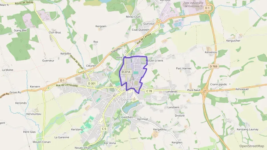 Maison 70 m² trois pièces à vendre à Gourin