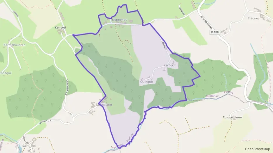 Maison 90 m² trois pièces à vendre à Guiscriff Maison 90 m² trois pièces à vendre à Guiscriff