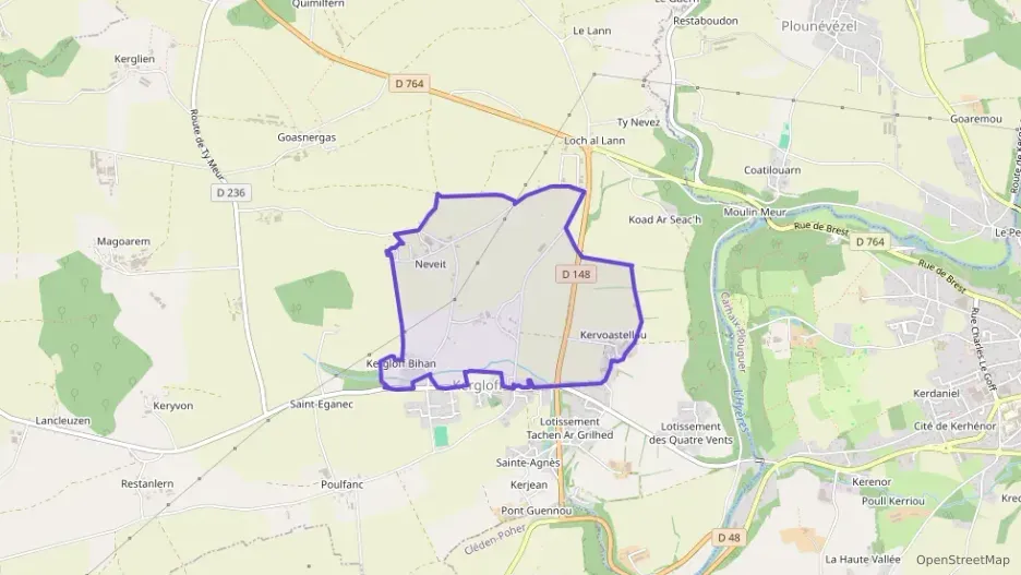 Maison 63 m² trois pièces à vendre à Kergloff